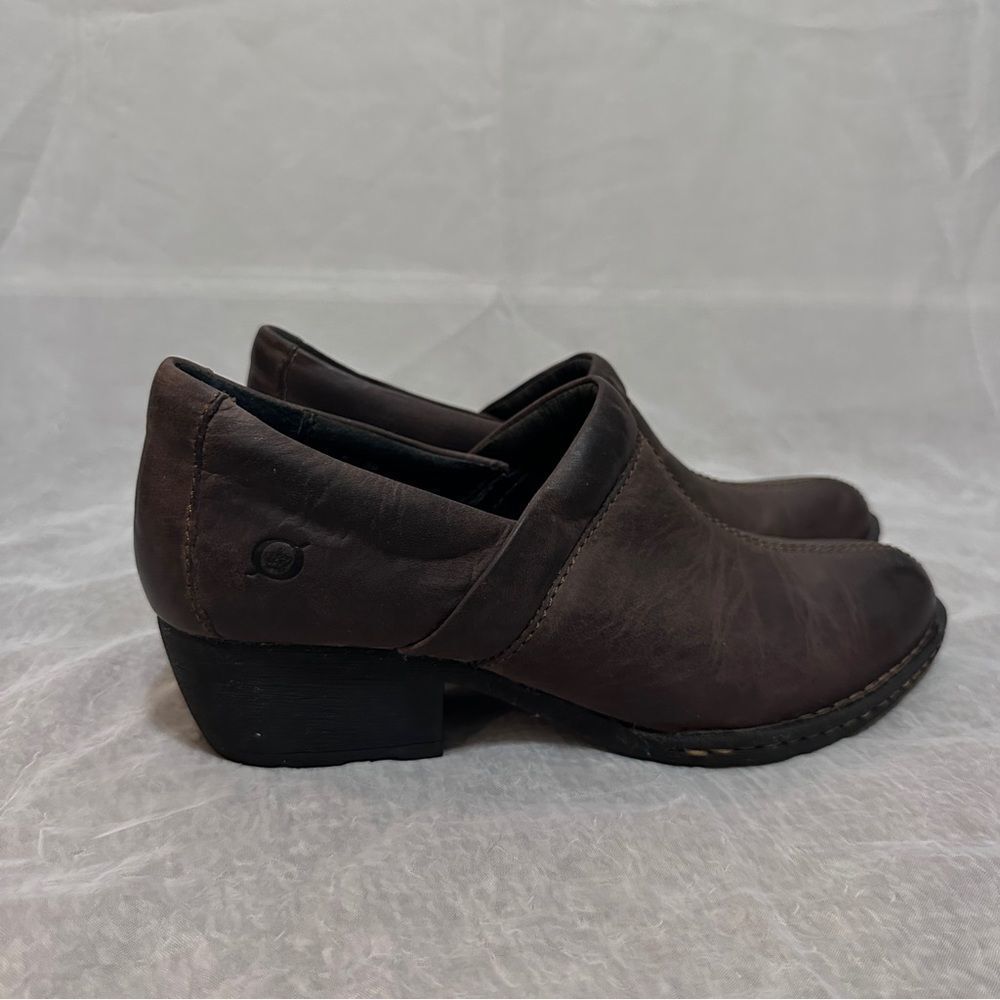 Born Dark Brown Ankle Booties